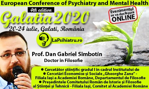 Galatia 2020. Epistemologia consilierii şi a intervenției psihoterapeutice