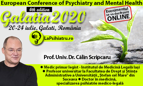 Galatia 2020. Expertiza medico-legală psihiatrică în cauze penale 