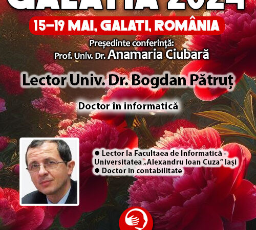 Galatia 2024. Lector Univ. Dr. Bogdan Pătruț
