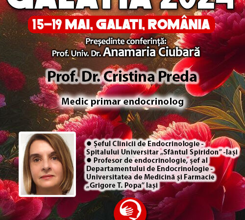 Galatia 2024. Prof. Univ. Dr. Cristina Preda