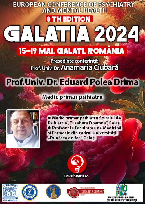 Galatia 2024. Prof. Univ. Dr. Eduard Polea Drima