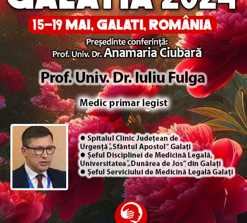 Galatia 2024. Prof. Univ. Dr. Iuliu Fulga