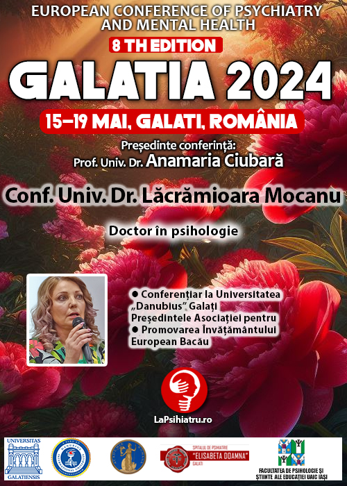 Galatia 2024. Conf. Univ. Dr. Lăcrămioara Mocanu