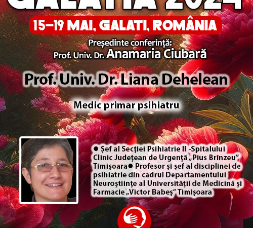Galatia 2024. Prof. Univ. Dr. Liana Dehelean