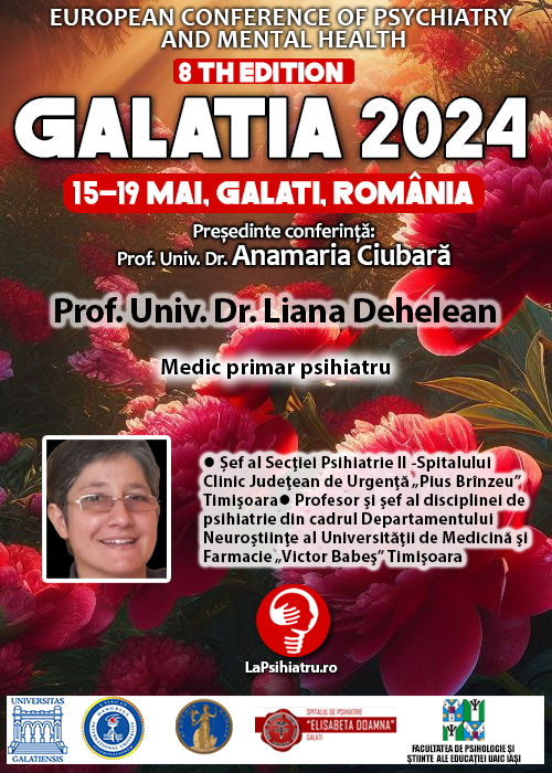 Galatia 2024. Prof. Univ. Dr. Liana Dehelean