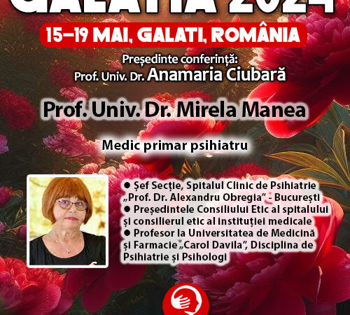 Galatia 2024. Prof. Univ. Dr. Mirela Manea