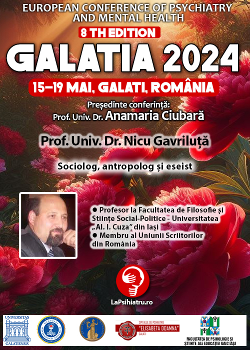 Galatia 2024. Prof. Univ. Dr. Nicu Gavriluță