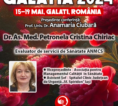 Galatia 2024. Dr. As. Med. Petronela Cristina Chiriac