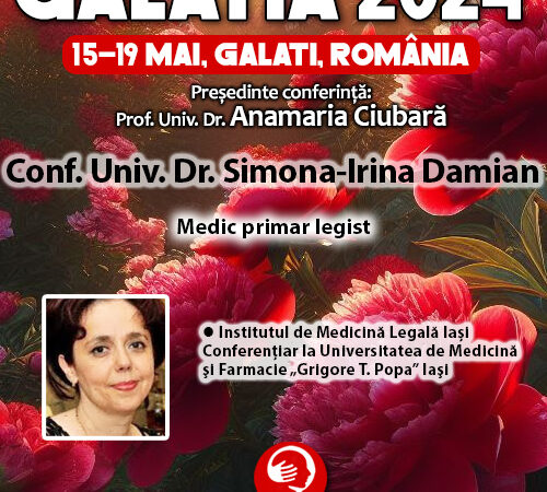 Galatia 2024. Conf. Univ. Dr. Simona-Irina Damian