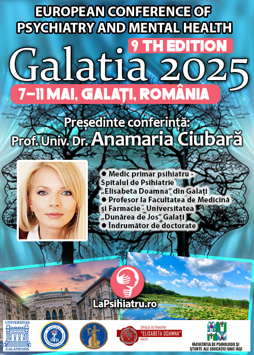 Prof. Univ. Dr. Anamaria Ciubară, medicul care a contribuit la punerea psihiatriei românești pe harta științifică a lumii. Conferința de Psihiatrie Galatia 2025