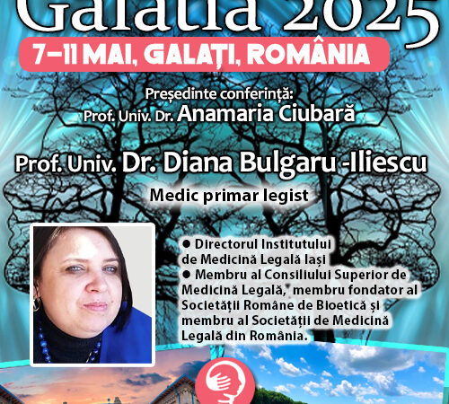 Prof. Univ. Dr. Diana Iliescu-Bulgaru, medicul care găsește răspunsuri acolo unde alții văd întrebări. Conferința de Psihiatrie Galatia 2025