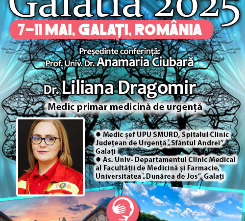 Dr. Liliana Dragomir, medic primar medicină de urgență: Viața în urgență este ea însăși o provocare. Conferința de Psihiatrie Galatia 2025