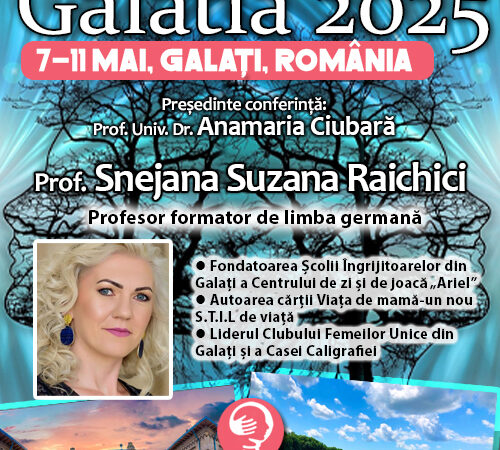 Prof. Snejana Suzana Raichici și puterea de a schimba destine. Conferința de Psihiatrie Galatia 2025