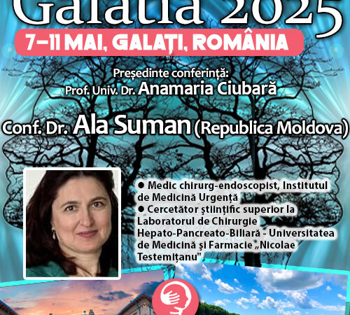 Conf. Dr. Ala Suman: Durerea postoperatorie persistentă. Conferința de Psihiatrie Galatia 2025