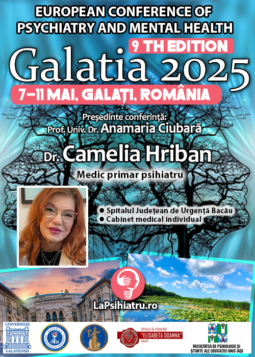 Dr. Camelia Hriban: Manifestări psihopatologice corelate cu profilul personalității, în asociere cu data nașterii (Studiu observațional)
