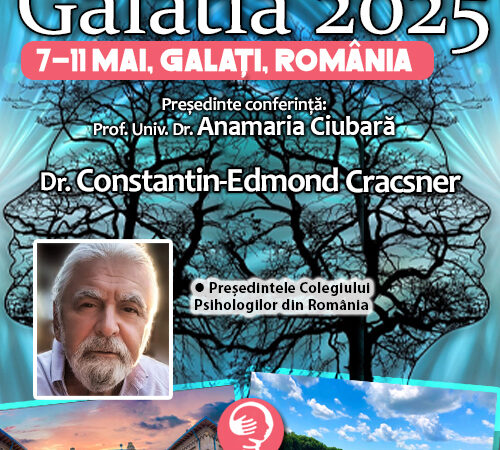 Psiholog Dr. Constantin-Edmond Cracsner – Președintele Colegiului Psihologilor din România. Conferința de Psihiatrie Galatia 2025