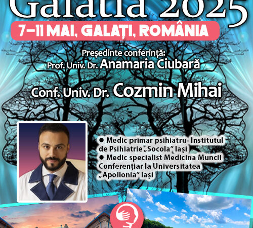 Conf. Univ. Dr. Cozmin Mihai: Alcoolul – de la creativitate la degradare umană. Conferința de Psihiatrie Galatia 2025