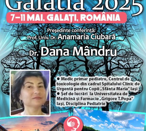 Dr. Dana Mândru: Factori psiho-sociali implicați în consumul de droguri la adolescenți. Conferința de Psihiatrie Galatia 2025
