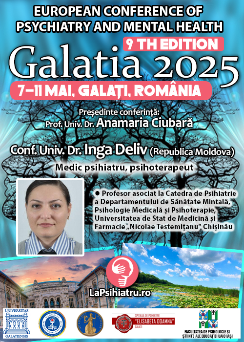 Conf. Univ. Dr. Inga Deliv: Managementul tulburărilor non-cognitive în demență. Conferința de Psihiatrie Galatia 2025