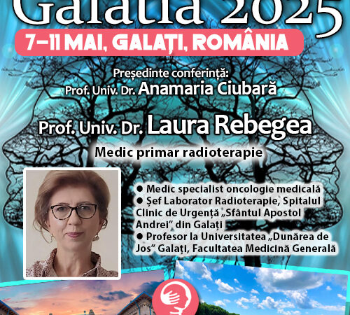 Prof. Univ. Dr. Laura Rebegea: Pacienta cu cancer genital – între supraviețuire și calitatea vietii. Conferința de Psihiatrie Galatia 2025