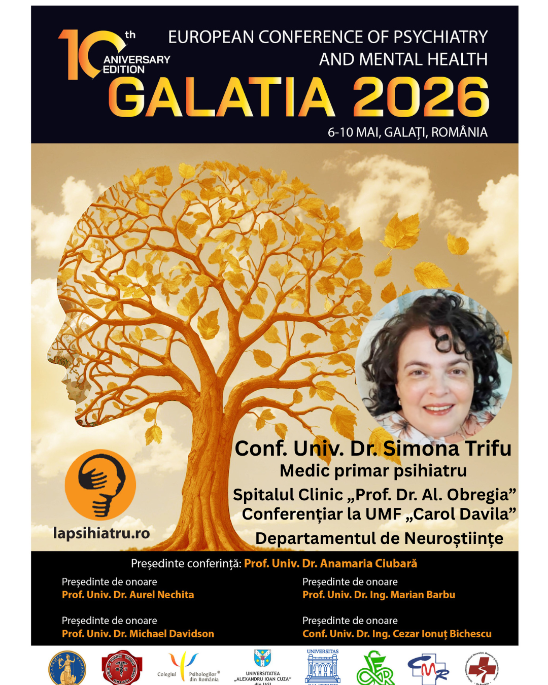Galatia 2026, ediția jubiliară. Conf. Univ. Dr. Simona Trifu