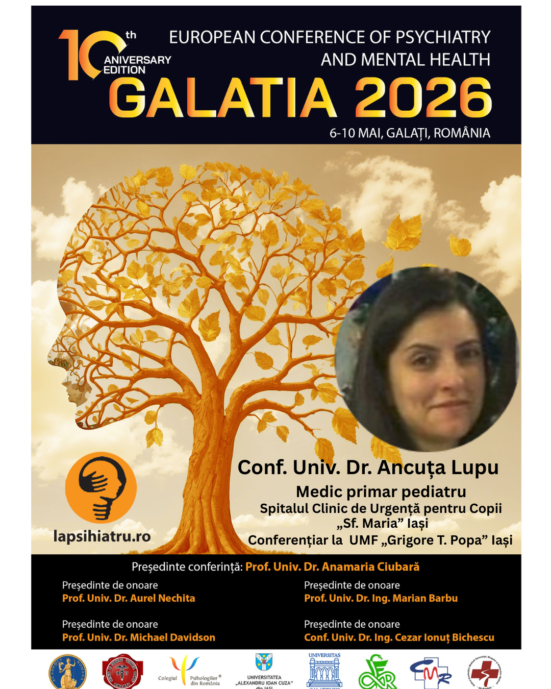 Galatia 2026, ediția jubiliară. Conf. Univ. Dr. Ancuța Lupu