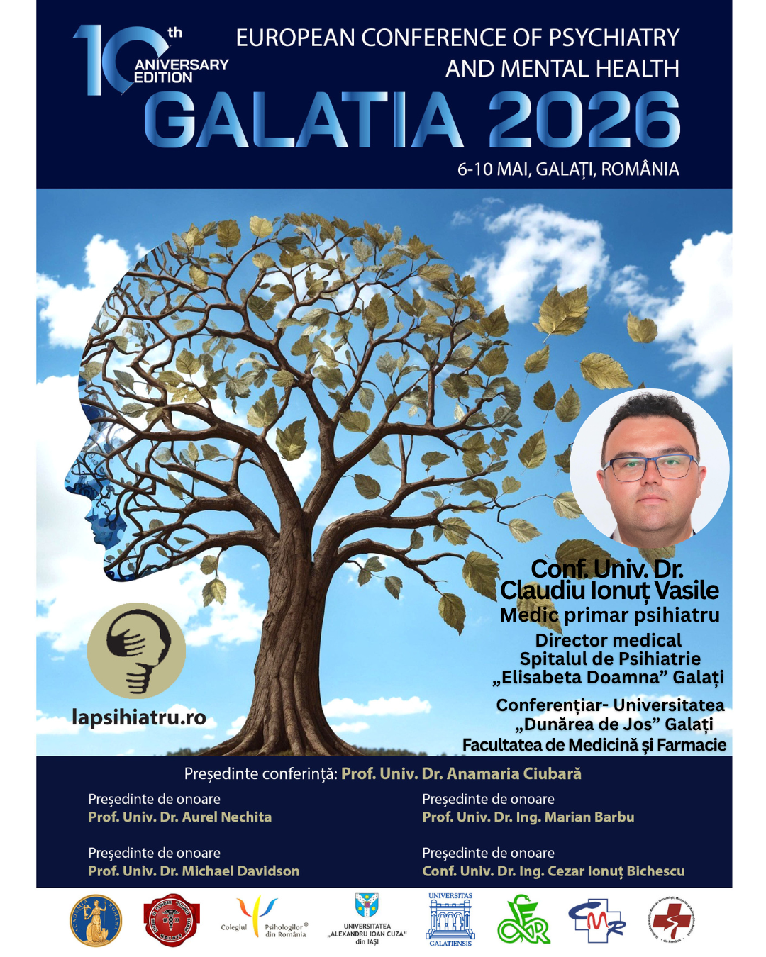 Galatia 2026, ediția jubiliară. Conf. Univ. Dr. Claudiu Ionuț Vasile
