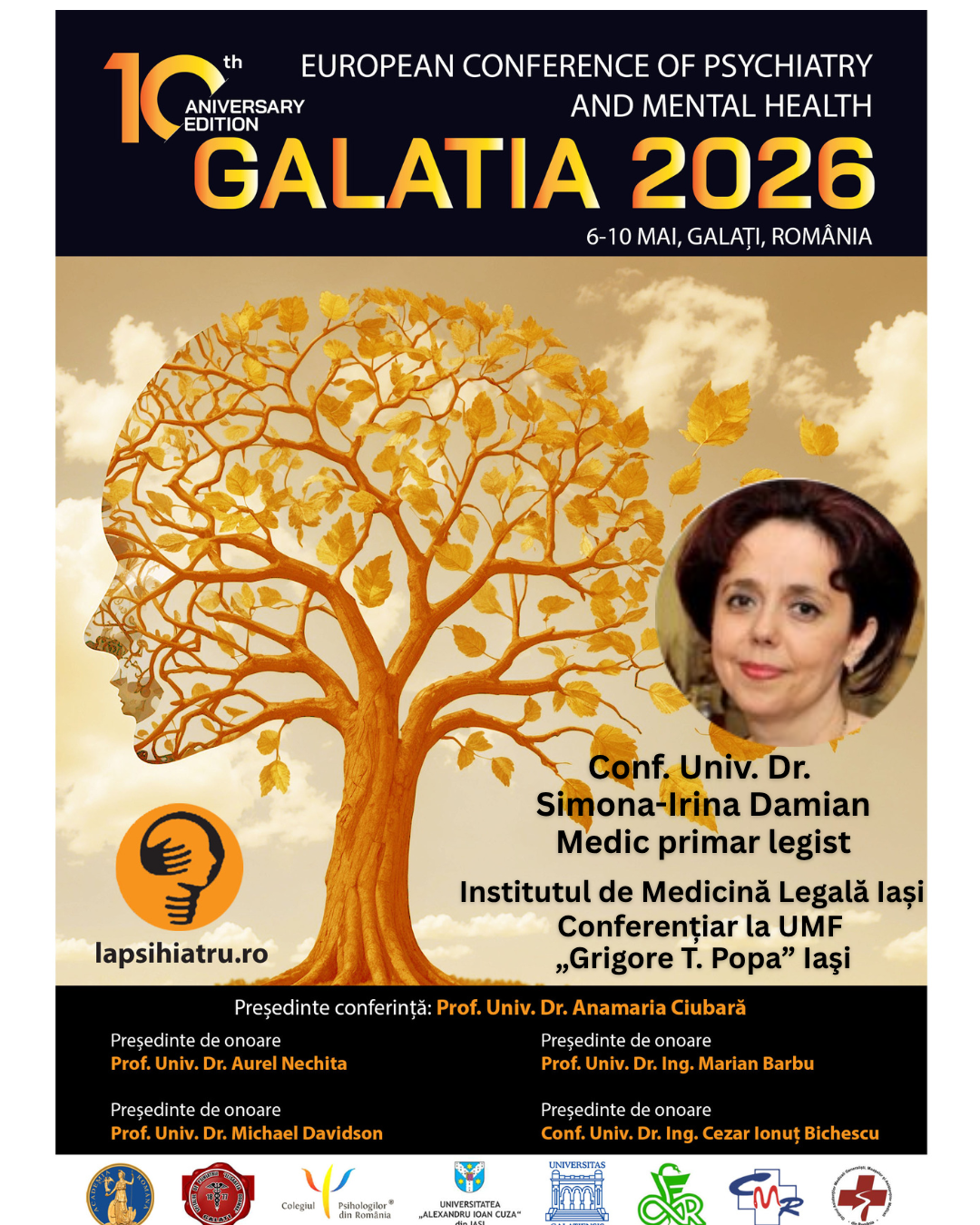 Galatia 2026, ediția jubiliară. Conf. Univ. Dr. Simona-Irina Damian