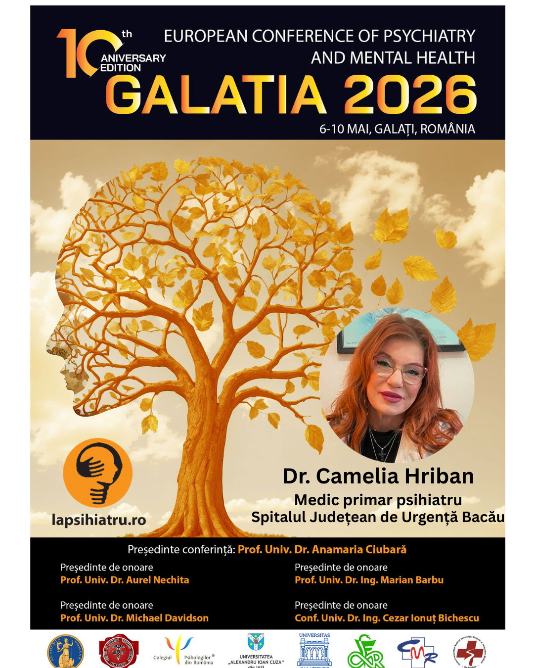 Galatia 2026, ediția jubiliară. Dr. Camelia Hriban
