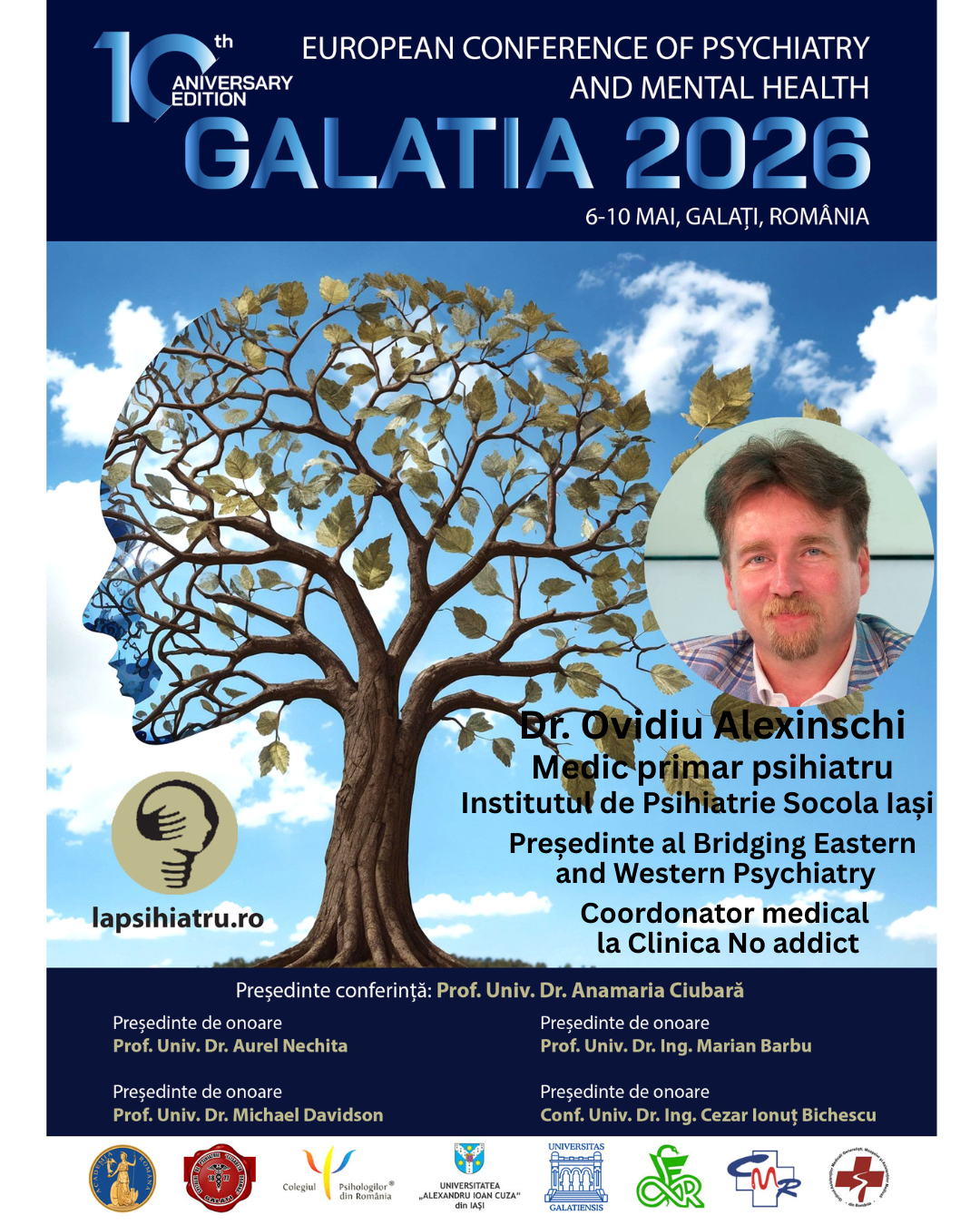 Galatia 2026, ediția jubiliară. Dr. Ovidiu Alexinschi