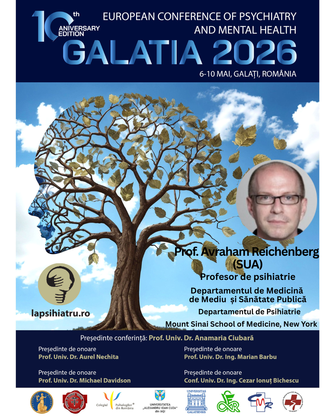 Galatia 2026, ediția jubiliară. Prof. Avraham Reichenberg