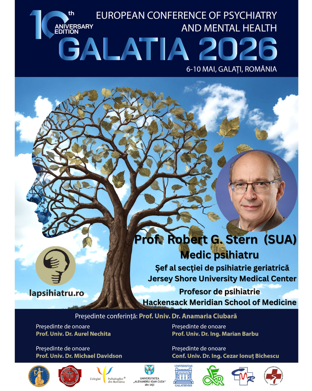 Galatia 2026, ediția jubiliară. Prof. Robert G. Stern