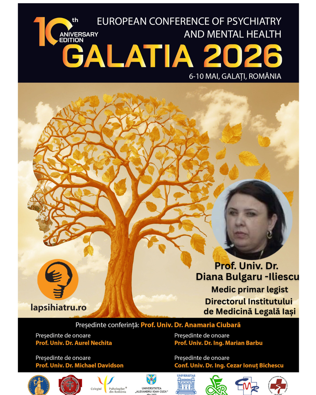 Galatia 2026, ediția jubiliară. Prof. Univ. Dr. Diana Iliescu-Bulgaru