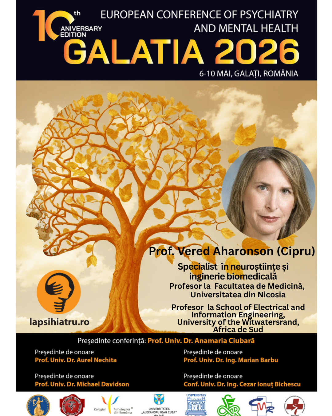 Galatia 2026, ediția jubiliară. Prof. Vered Aharonson
