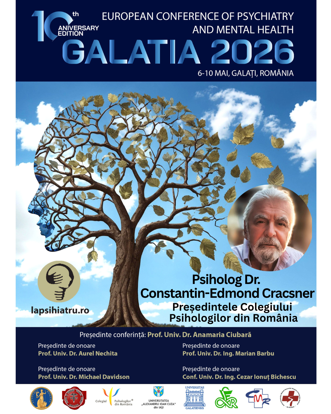 Galatia 2026, ediția jubiliară. Psiholog Dr. Constantin-Edmond Cracsner