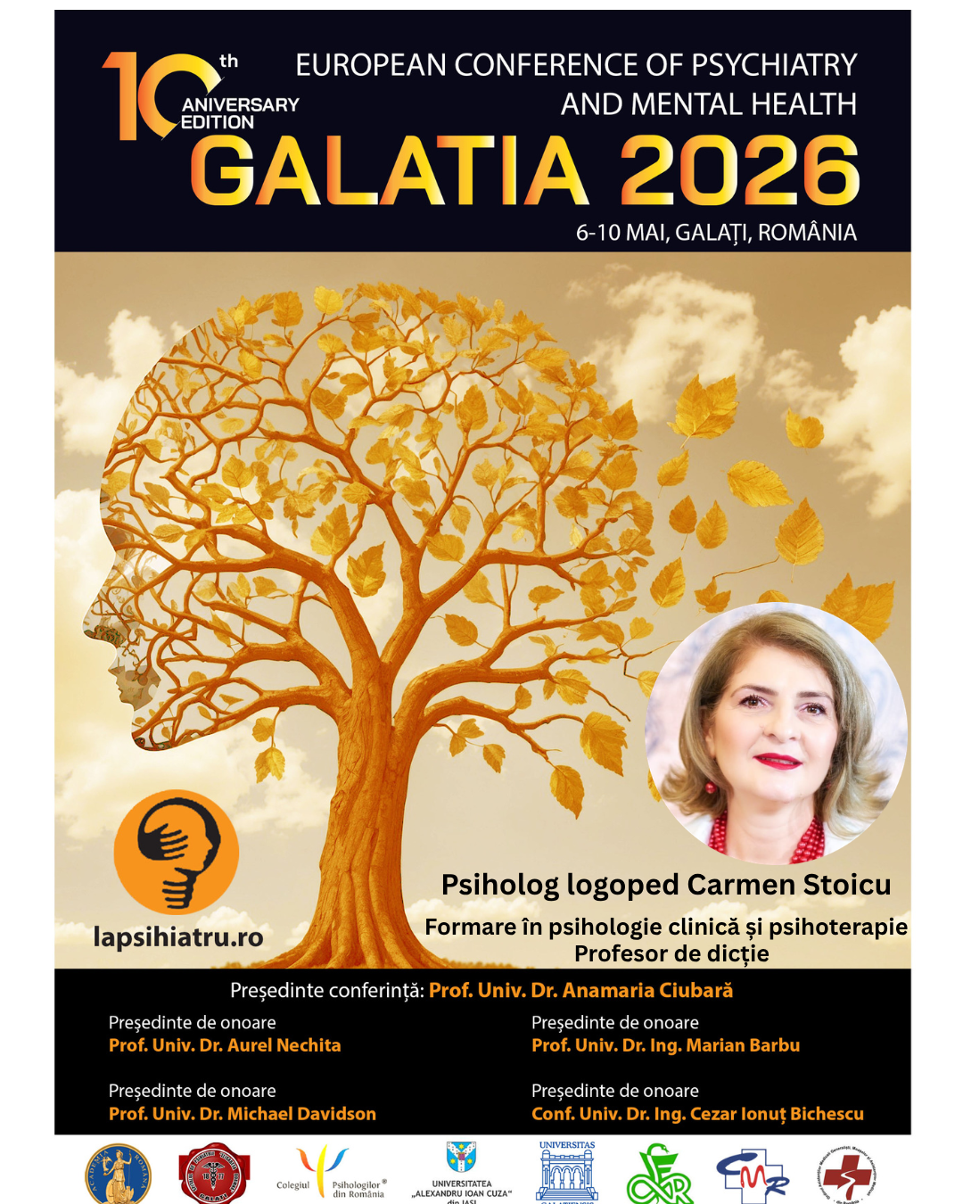 Galatia 2026, ediția jubiliară. Psiholog logoped Carmen Stoicu