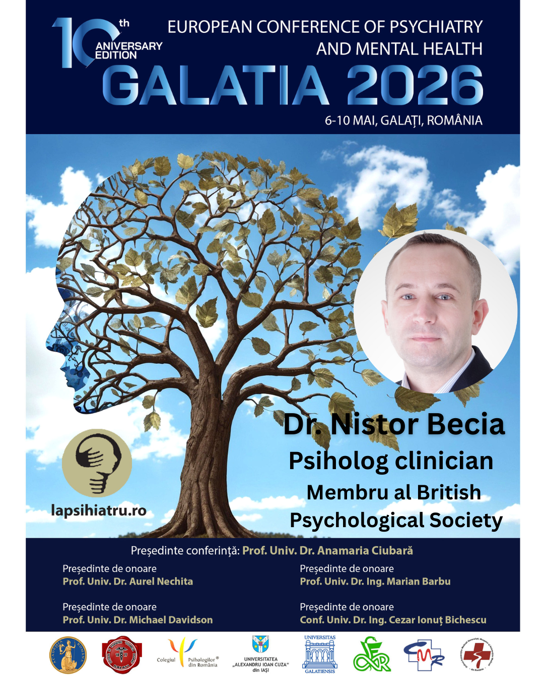 Galatia 2026, ediția jubiliară. Dr. Nistor Becia