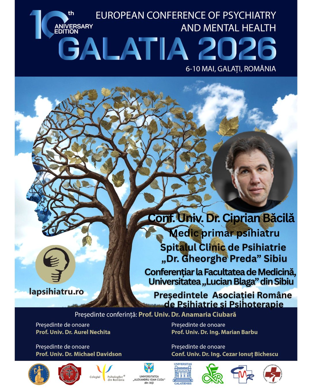 Galatia 2026, ediția jubiliară. Conf. Univ. Dr. Ciprian Băcilă