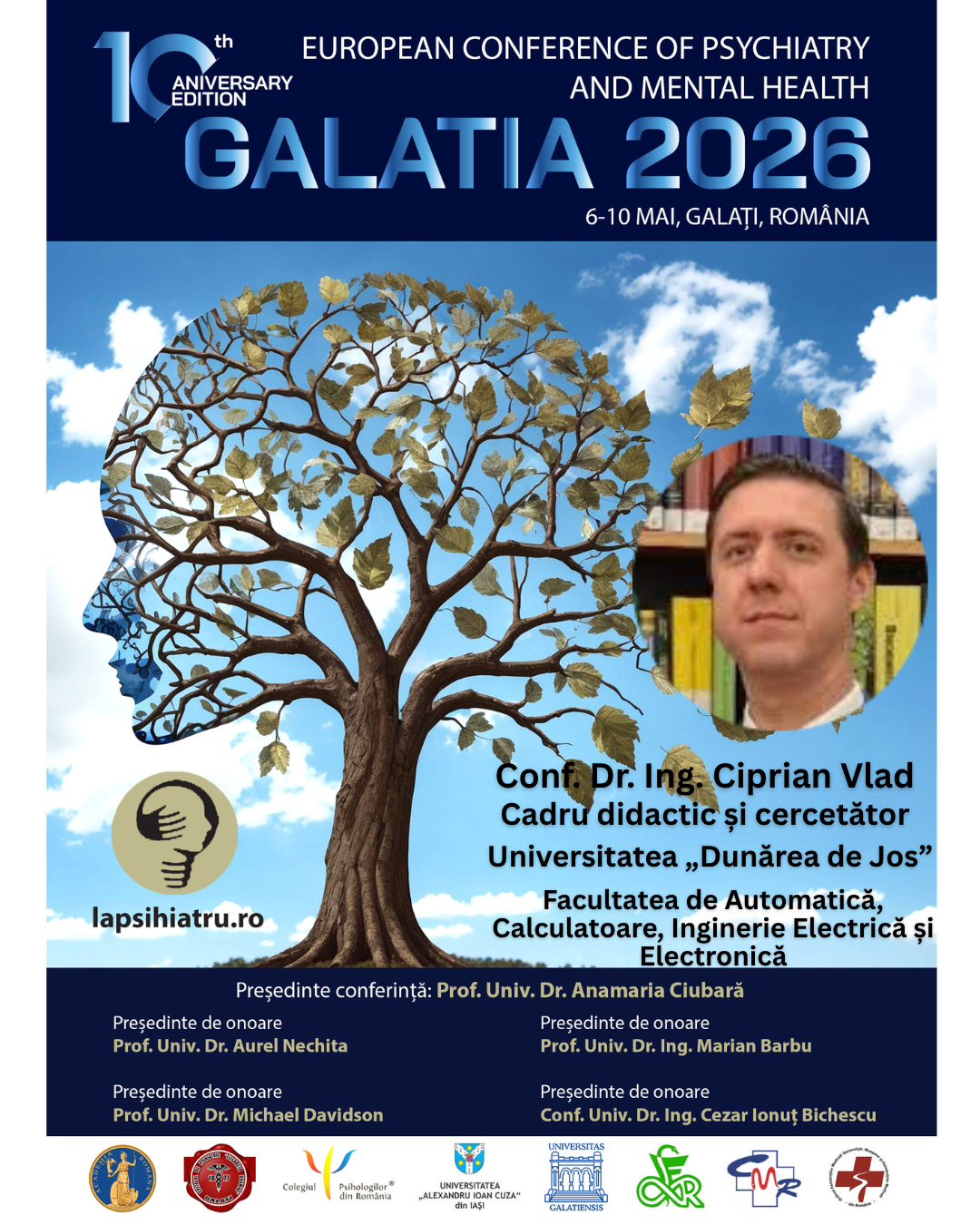 Galatia 2026, ediția jubiliară. Conf. Dr. Ing. Ciprian Vlad