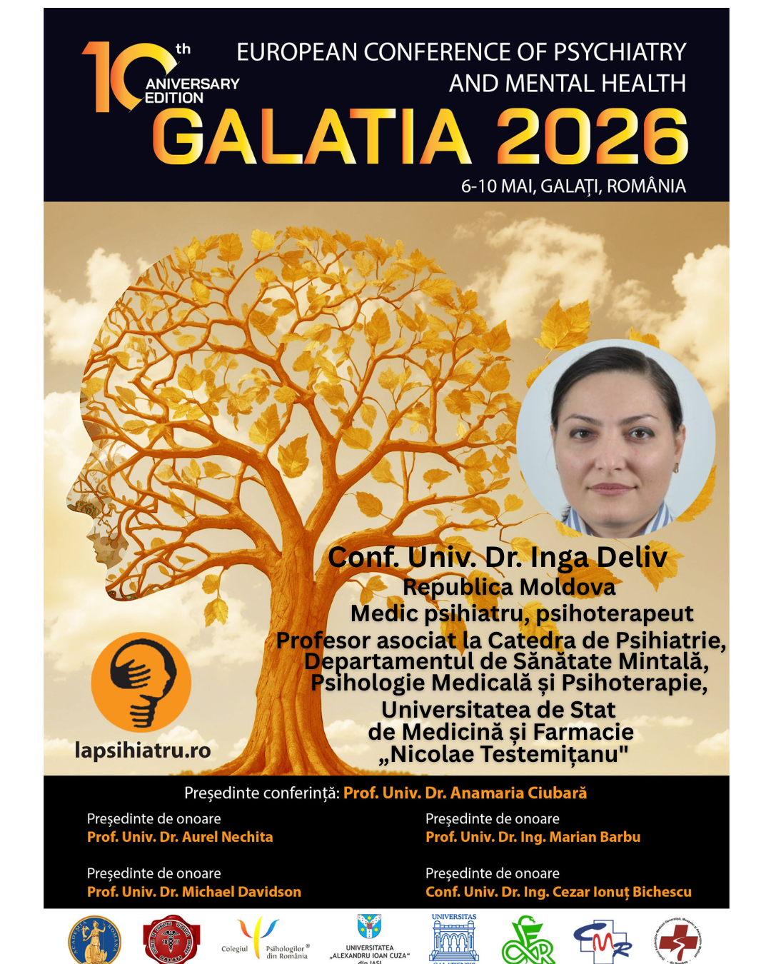 Galatia 2026, ediția jubiliară. Conf. Univ. Dr. Inga Deliv