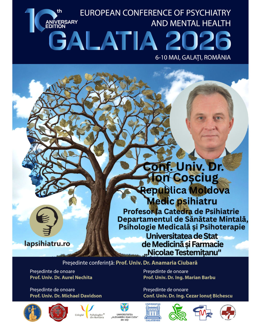 Galatia 2026, ediția jubiliară. Conf. Univ. Dr. Ion Coșciug