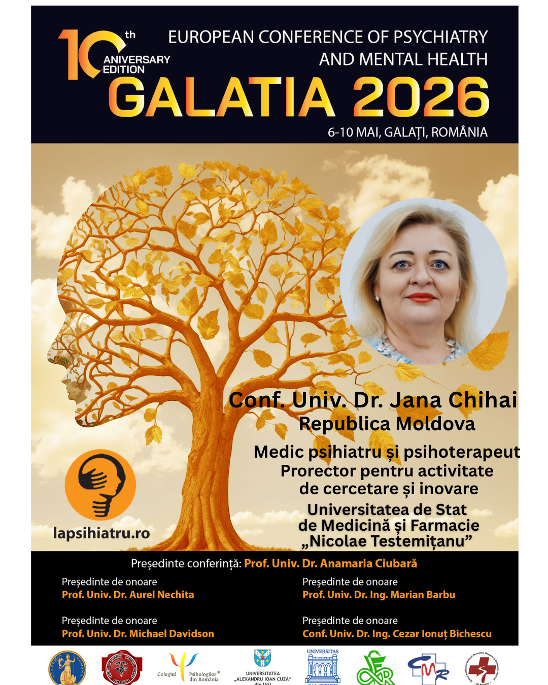Galatia 2026, ediția jubiliară. Conf. Univ. Dr. Jana Chihai