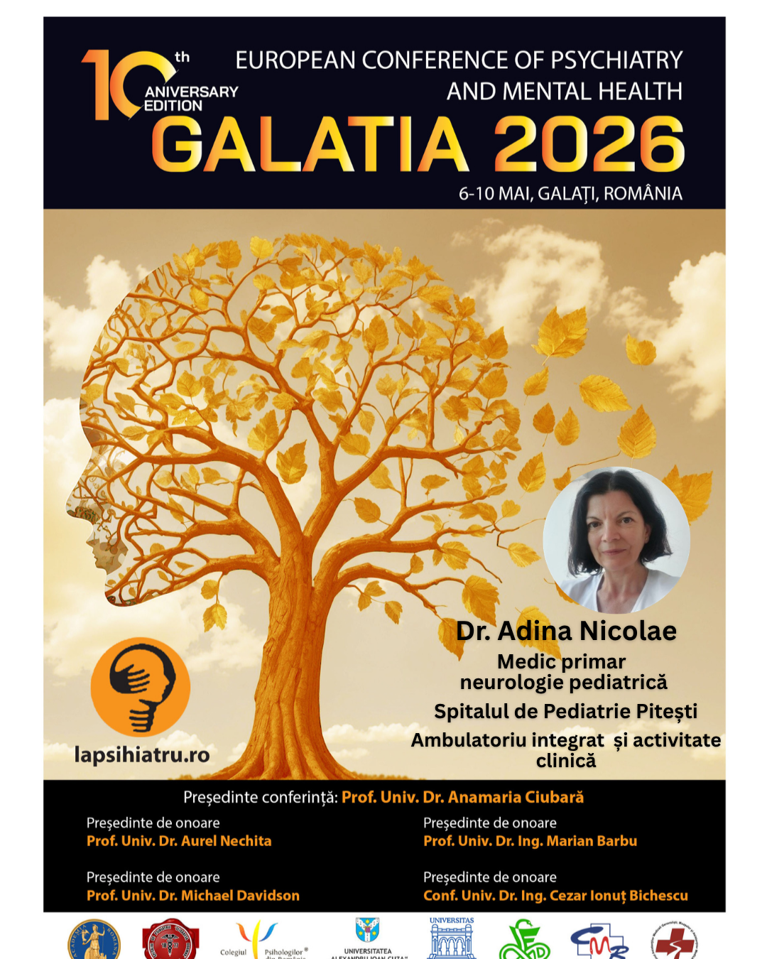 Galatia 2026, ediția jubiliară. Dr. Adina Nicolae