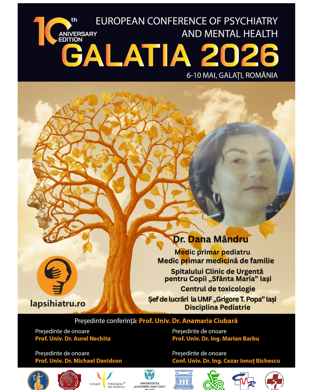 Galatia 2026, ediția jubiliară. Dr. Dana Mândru