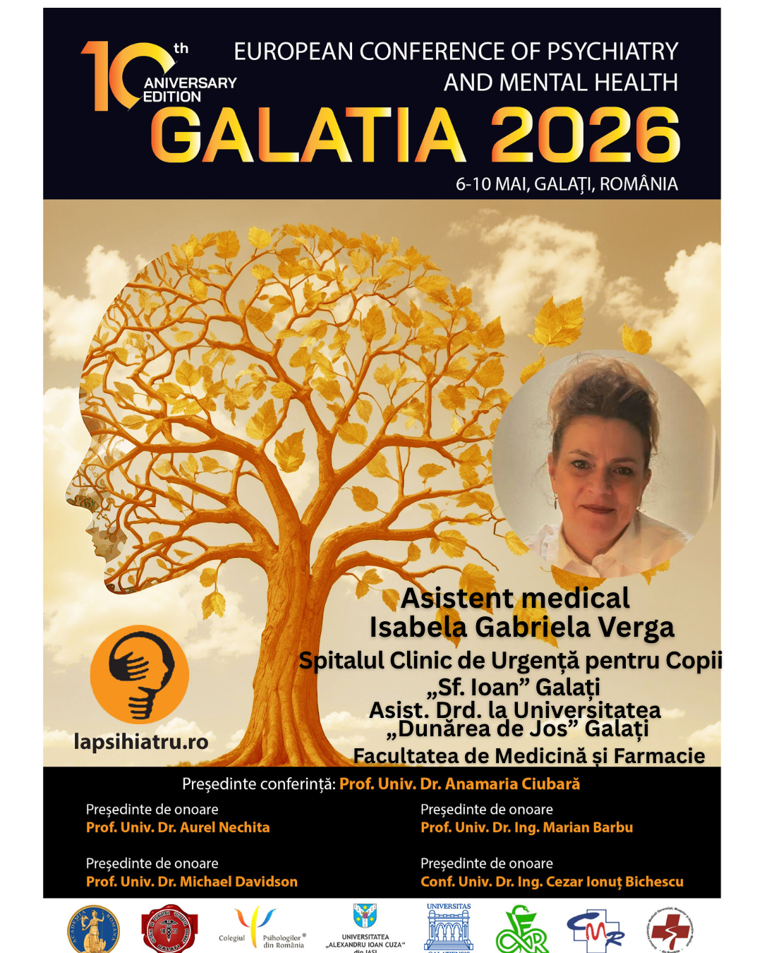 Galatia 2026, ediția jubiliară. Asistent medical Isabela Gabriela Verga