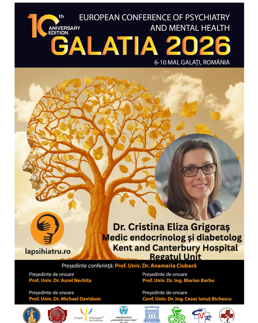 Galatia 2026, ediția jubiliară. Dr. Cristina Eliza Grigoraș