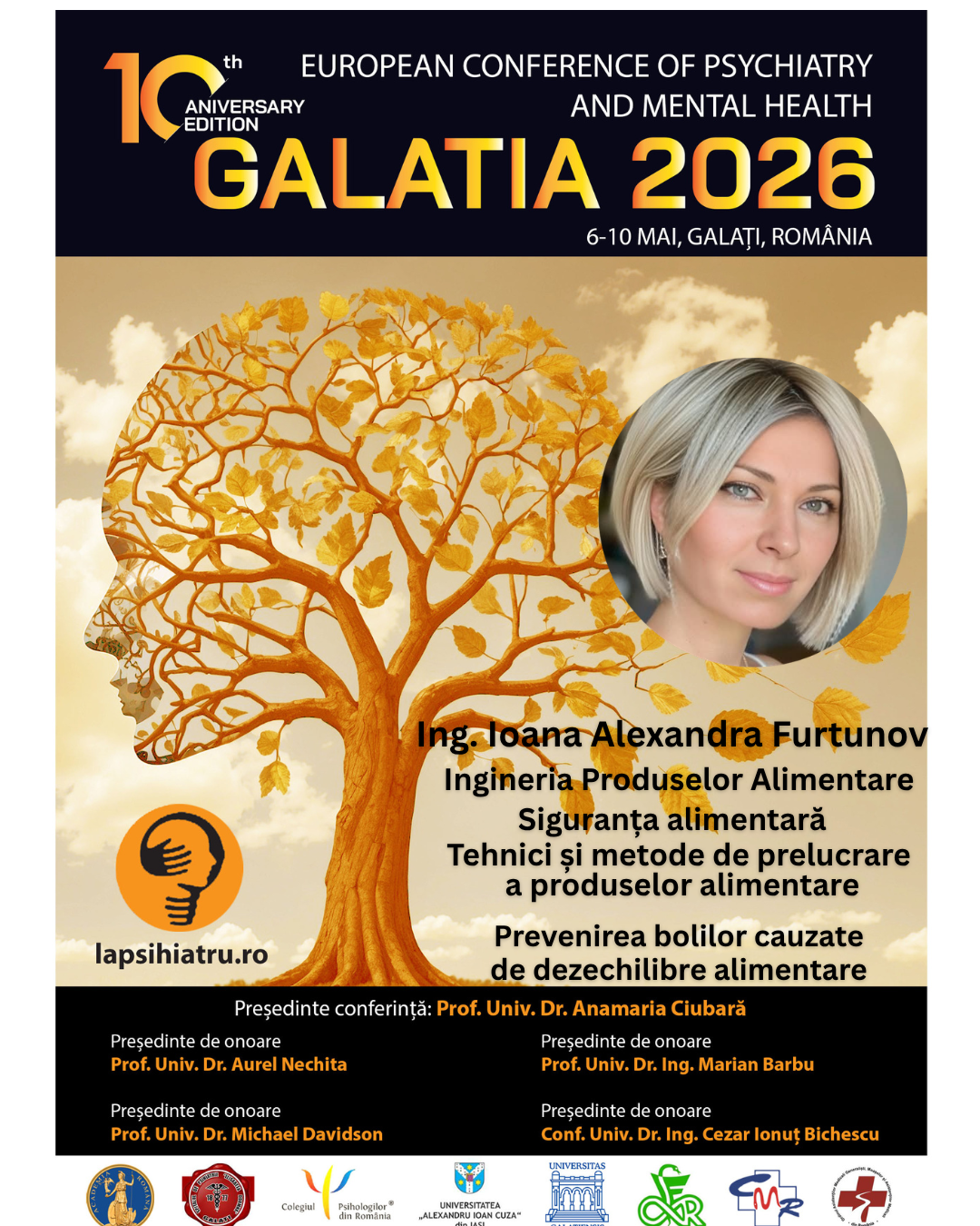 Galatia 2026, ediția jubiliară. Ing. Ioana Alexandra Furtunov